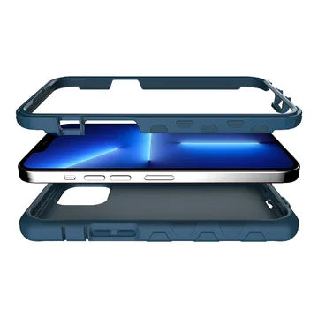 Itskins Supreme Solid iPhone 13 Pro Cover - Navy Blue - Tashqila Itskins Supreme Solid iPhone 13 Pro Cover - Navy Blue - Tashqila